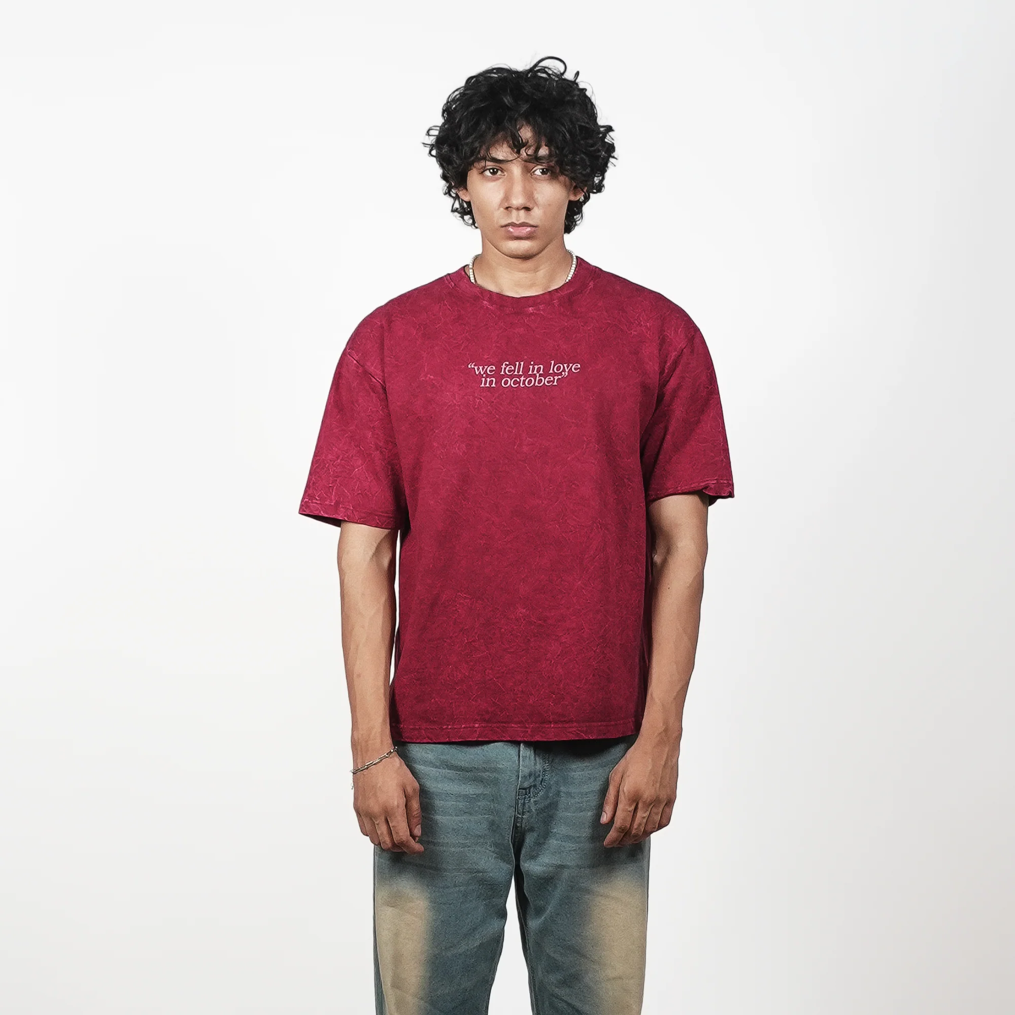 fell in love in oct v2 washed oversized tee - Image 3
