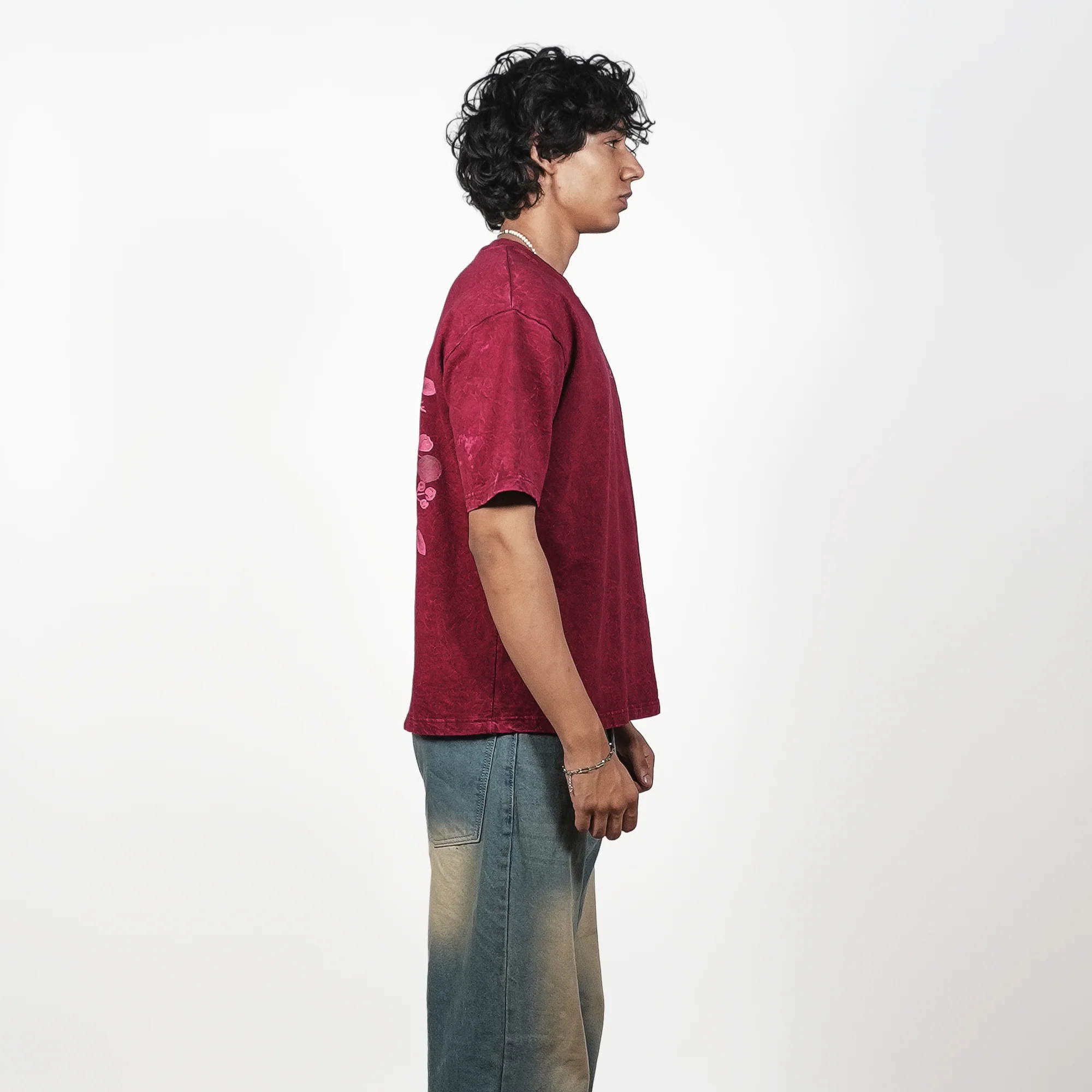 fell in love in oct v2 washed oversized tee - Image 5