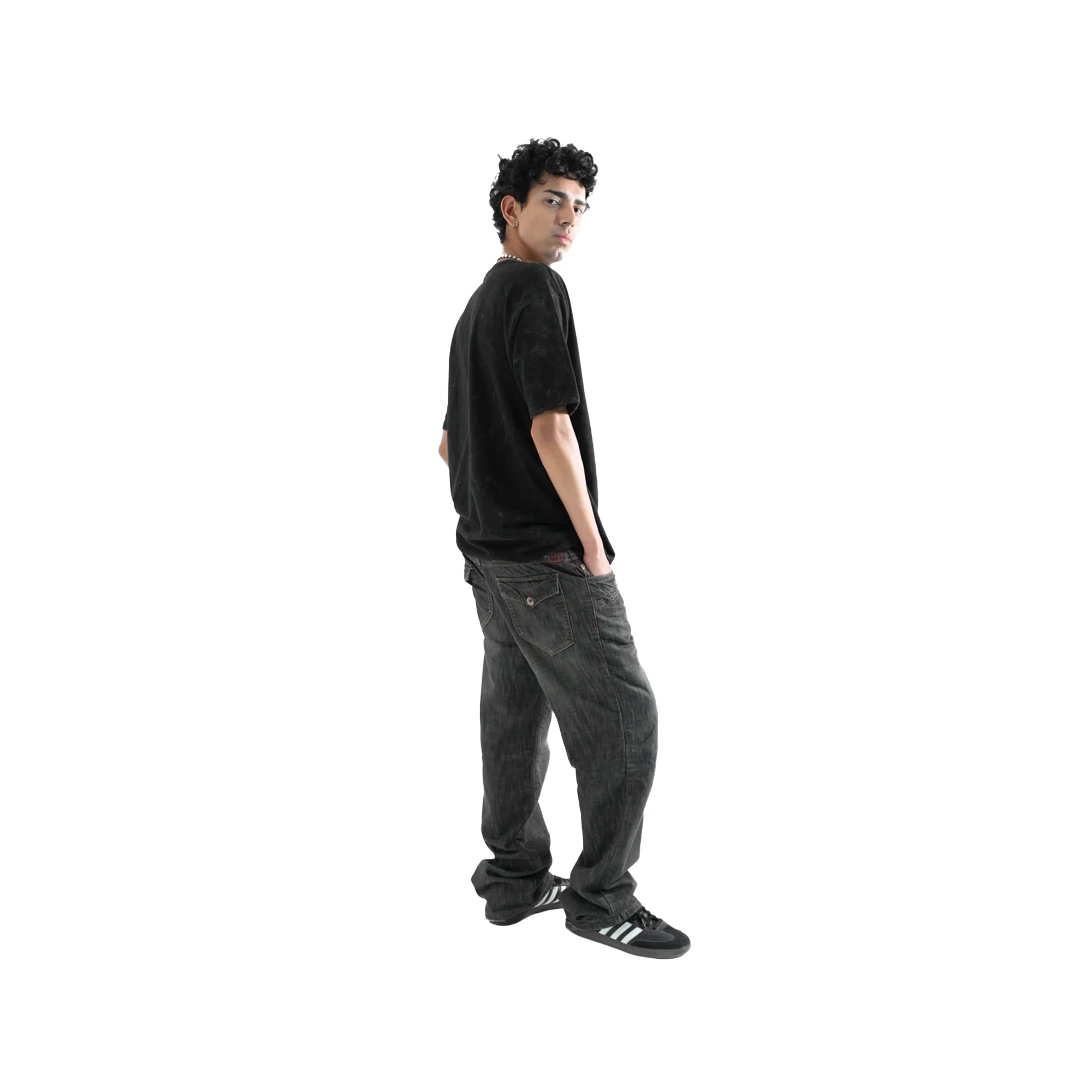 high decibels washed oversized tee - Image 5