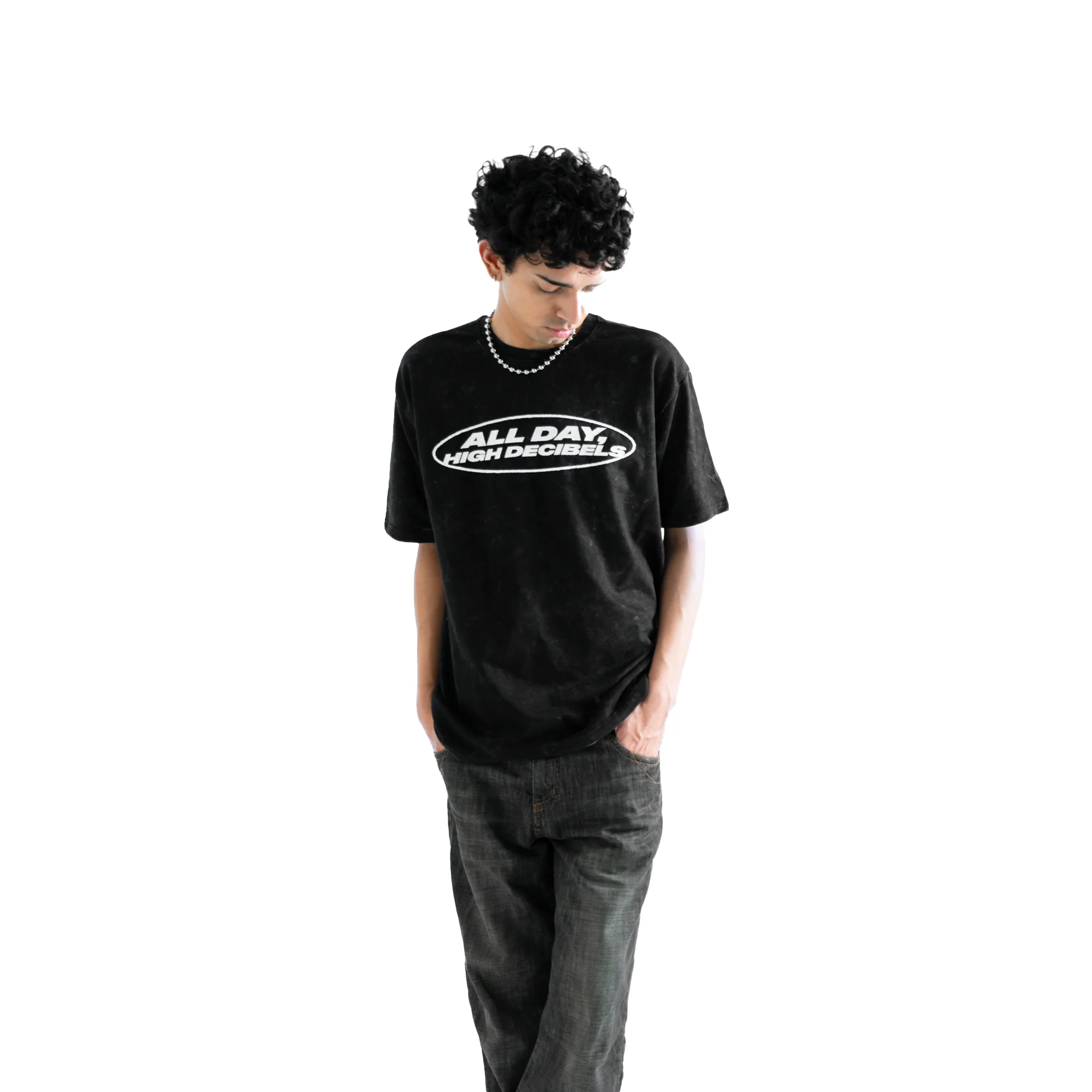 high decibels washed oversized tee - Image 6