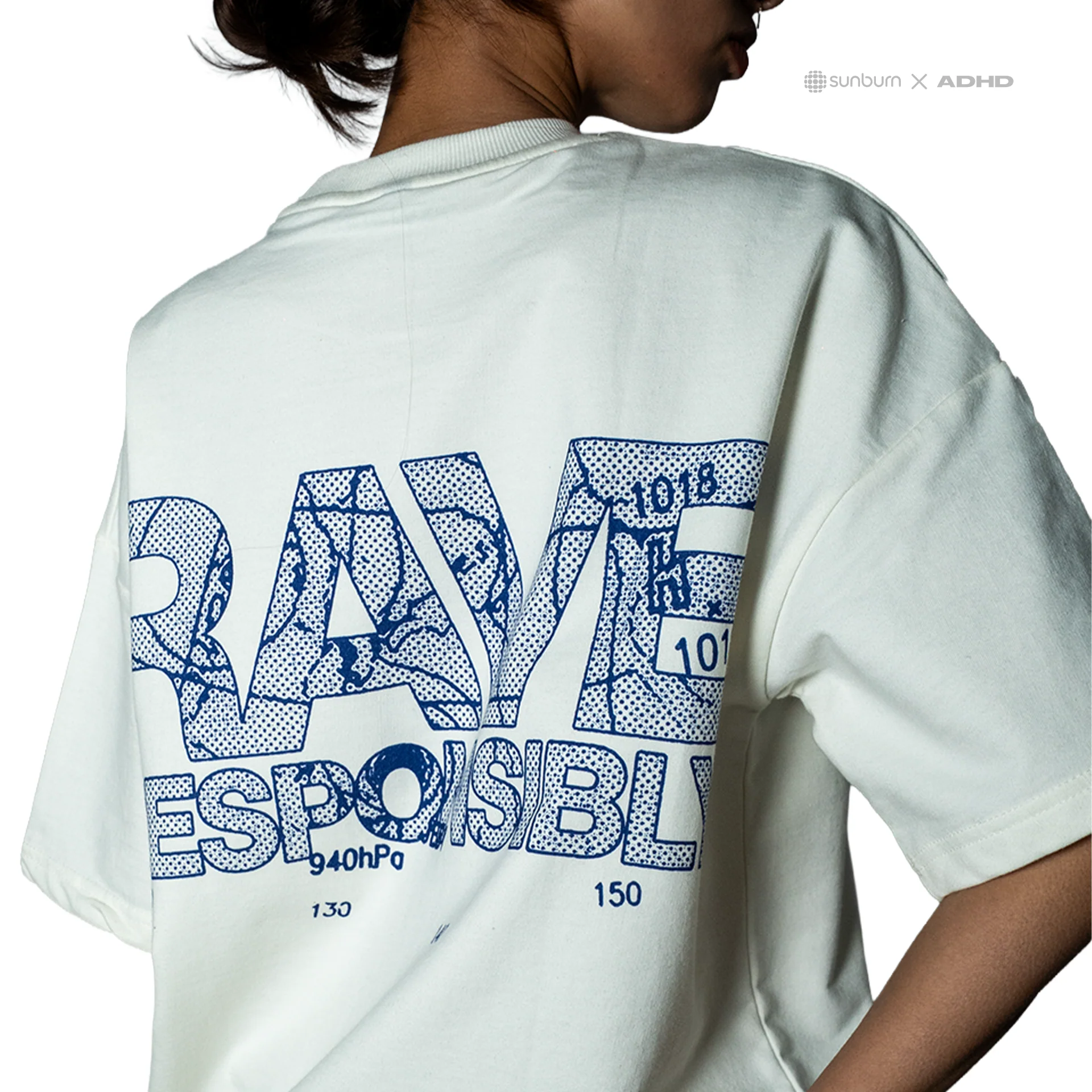 rave responsibly oversized tee - Image 4